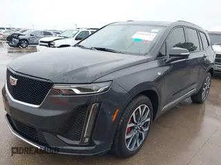 2023 Cadillac XT6 AWD Sport with VIN 1GYKPGRS0PZ177620, listed as a IAAI auction lot 42432423 with 24,070 mi miles and . Bid and sale history available at DreamBid. Image 6.