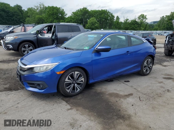 2016 Honda Civic EX-T with VIN 2HGFC3B36GH357121, listed as a Copart auction lot 60967215 with 200,188 mi miles and Salvage title. Bid and sale history available at DreamBid. Image 1.