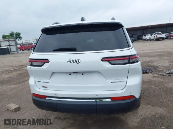 2021 Jeep Grand Cherokee Limited with VIN 1C4RJKBG5M8186488, listed as a IAAI auction lot 42271087 with 52,615 mi miles and . Bid and sale history available at DreamBid. Image 17.