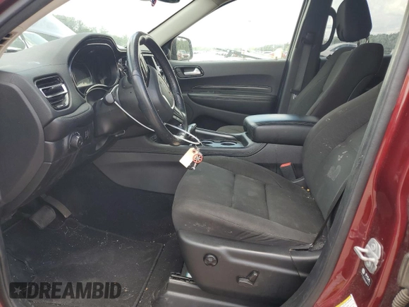 2021 Dodge Durango SXT with VIN 1C4RDHAG0MC641434, listed as a Copart auction lot 56573715 with 140,181 mi miles and Salvage title. Bid and sale history available at DreamBid. Image 7.