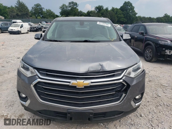 2019 Chevrolet Traverse LT Cloth z VIN 1GNERGKW7KJ141156, wystawiony jako Copart lot #62134795 z przebiegiem 116 311 mil mil oraz Szkoda całkowita • Salvage title. Historia ofert i sprzedaży dostępna na DreamBid. Obrazek 5.