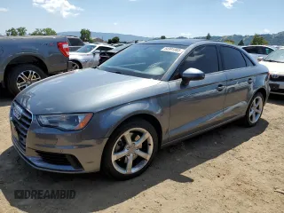2015 Audi A3 Premium with VIN WAUBFGFF9F1062783, listed as a Copart auction lot 54991085 with 70,212 mi miles and Salvage title. Bid and sale history available at DreamBid. Image 1.