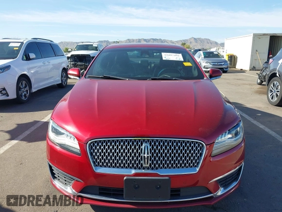 2017 Lincoln MKZ Hybrid Reserve with VIN 3LN6L5MU3HR603169, listed as a IAAI auction lot 42097492 with 58,930 mi miles. Bid and sale history available at carsss.com. Image 12.