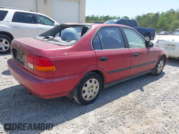 1998 Honda Civic LX with VIN 1HGEJ6676WL021762, listed as a IAAI auction lot 42067802 with 195,507 mi miles and . Bid and sale history available at DreamBid. Image 4.
