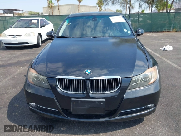 2007 BMW 3 Series 335i with VIN WBAVB73507VF54233, listed as a IAAI auction lot 39816172 with 96,076 mi miles. Bid and sale history available at carsss.com. Image 6.