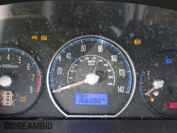 2007 Hyundai Santa Fe GLS with VIN 5NMSG13D67H109033, listed as a IAAI auction lot 40796778 with 166,086 mi miles and . Bid and sale history available at DreamBid. Image 7.
