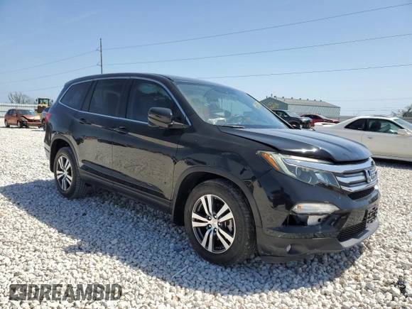 2016 Honda Pilot EX-L with VIN 5FNYF6H57GB091509, listed as a Copart auction lot 49555095 with 86,553 mi miles and Salvage Title. Bid and sale history available at DreamBid. Image 4.