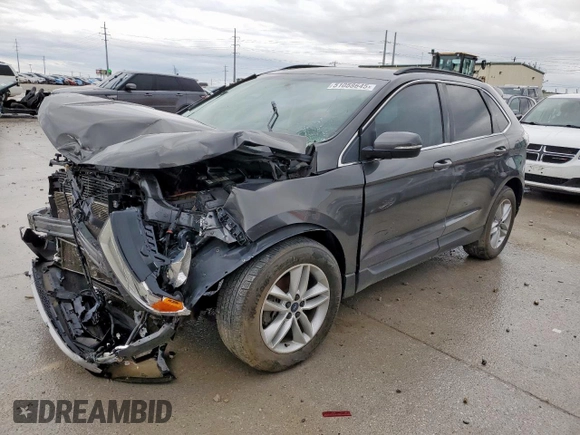 2016 Ford Edge SEL with VIN 2FMPK3J8XGBB18446, listed as a Copart auction lot 51058645 with 0 mi miles and Salvage Title. Bid and sale history available at carsss.com. Image 1.