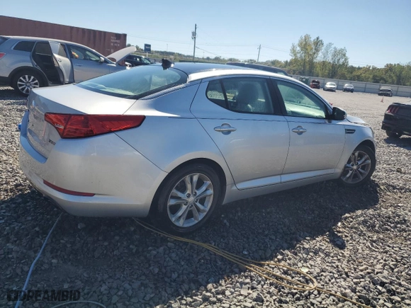 2013 Kia Optima EX with VIN 5XXGN4A7XDG203369, listed as a Copart auction lot 75633764 with 103,224 mi miles and Salvage Title. Bid and sale history available at carsss.com. Image 3.