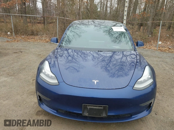 2019 Tesla Model 3 Long Range with VIN 5YJ3E1EB9KF454007, listed as a IAAI auction lot 41769346 with 141,609 mi miles. Bid and sale history available at carsss.com. Image 12.