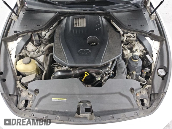 2017 Infiniti Q60 2.0t with VIN JN1CV7ELXHM320296, listed as a Copart auction lot 49818345 with 128,490 mi miles and Clean Title. Bid and sale history available at DreamBid. Image 11.