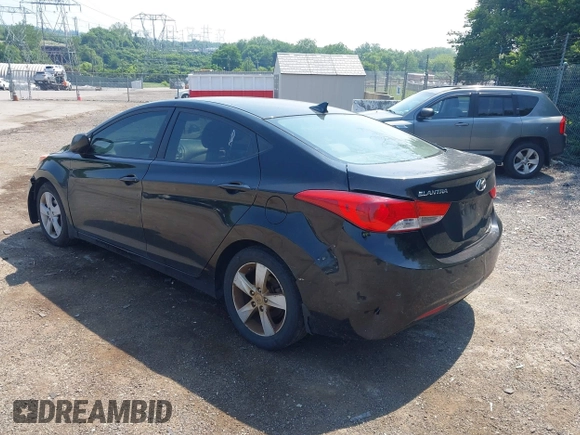 2013 Hyundai Elantra GLS with VIN KMHDH4AEXDU530711, listed as a IAAI auction lot 42499254 with 209,121 mi miles and . Bid and sale history available at DreamBid. Image 14.
