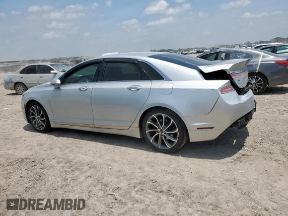 2019 Lincoln MKZ Reserve I with VIN 3LN6L5D98KR609438, listed as a Copart auction lot 56920325 with 90,921 mi miles and Salvage title. Bid and sale history available at DreamBid. Image 2.