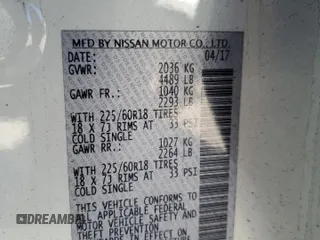 2017 Nissan Rogue S z VIN 5N1AT2MT1HC818371, wystawiony jako Copart lot #45397575 z przebiegiem 79 052 mil mil oraz Nie do naprawy • Non repairable. Historia ofert i sprzedaży dostępna na DreamBid. Obrazek 14.