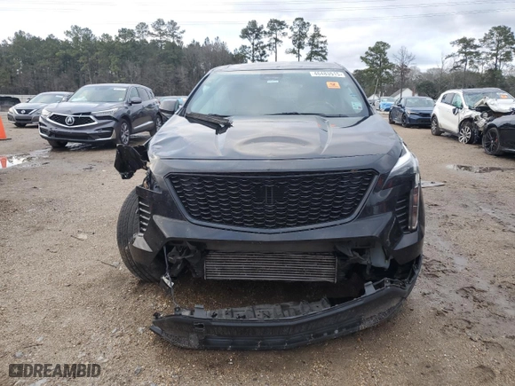 2023 Cadillac XT4 FWD Luxury with VIN 1GYAZAR45PF218684, listed as a Copart auction lot 46483515 with 74,920 mi miles and Salvage Title. Bid and sale history available at carsss.com. Image 5.
