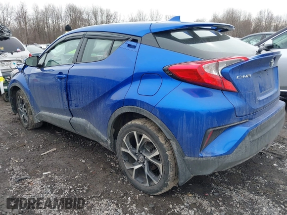2018 Toyota C-HR XLE with VIN NMTKHMBXXJR001608, listed as a IAAI auction lot 41785723 with 138,047 mi miles. Bid and sale history available at carsss.com. Image 3.