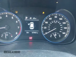 2018 Hyundai Kona Limited with VIN KM8K33A57JU072329, listed as a IAAI auction lot 41694616 with 107,801 mi miles. Bid and sale history available at carsss.com. Image 7.