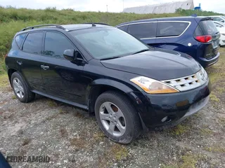 2004 Nissan Murano SL with VIN JN8AZ08T64W205211, listed as a IAAI auction lot 40541858 with 1 mi miles. Bid and sale history available at carsss.com. Image 1.