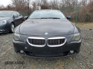 2005 BMW 6 Series 645Ci with VIN WBAEH73405B869356, listed as a Copart auction lot 89161435 with 203,596 mi miles and Clean Title. Bid and sale history available at carsss.com. Image 5.