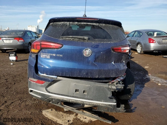 2023 Buick Encore GX Preferred with VIN KL4MMBS28PB129368, listed as a Copart auction lot 44514315 with 60,237 mi miles and Salvage Title. Bid and sale history available at carsss.com. Image 6.