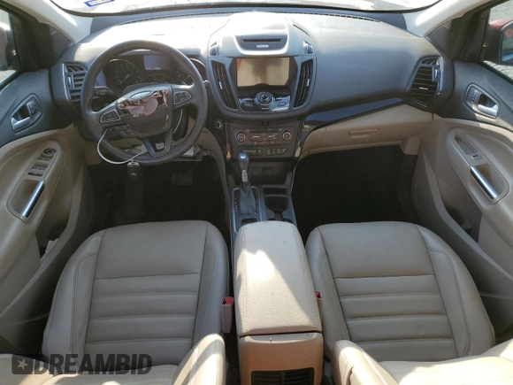 2017 Ford Escape Titanium with VIN 1FMCU0J97HUD52930, listed as a Copart auction lot 71851014 with 101,467 mi miles and Salvage Title. Bid and sale history available at carsss.com. Image 8.