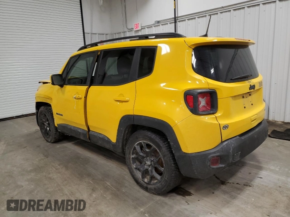 2018 Jeep Renegade Latitude with VIN ZACCJABB5JPJ68563, listed as a Copart auction lot 48377865 with Not provided miles and Salvage title. Bid and sale history available at DreamBid. Image 2.
