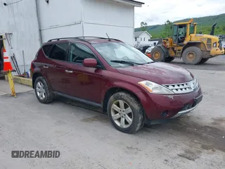 2007 Nissan Murano S with VIN JN8AZ08W47W667541, listed as a IAAI auction lot 42194462 with 240,504 mi miles. Bid and sale history available at carsss.com. Image 1.