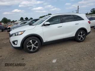 2016 Kia Sorento EX with VIN 5XYPHDA13GG041538, listed as a Copart auction lot 58963544 with 47,365 mi miles and Salvage title. Bid and sale history available at DreamBid. Image 1.