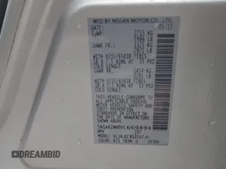 2015 Nissan Pathfinder S with VIN 5N1AR2MN9FC669494, listed as a IAAI auction lot 41488397 with 122,270 mi miles. Bid and sale history available at carsss.com. Image 9.