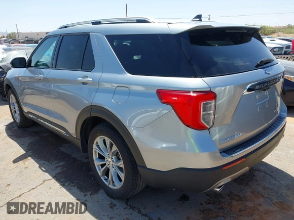 2023 Ford Explorer Limited with VIN 1FMSK7FH6PGA05547, listed as a IAAI auction lot 42149003 with 599,462 mi miles. Bid and sale history available at carsss.com. Image 3.