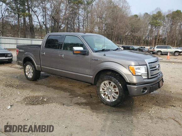 2010 Ford F-150 XL with VIN 1FTFW1EV8AFA22412, listed as a Copart auction lot 42259025 with 249,847 mi miles and Salvage title. Bid and sale history available at DreamBid. Image 4.