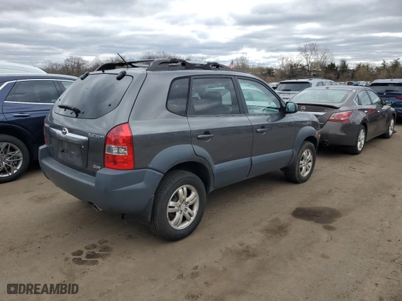 2007 Hyundai Tucson SE with VIN KM8JN72D27U666127, listed as a Copart auction lot 53582205 with 158,604 mi miles and Clean Title. Bid and sale history available at carsss.com. Image 3.