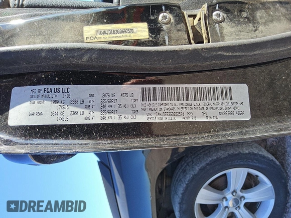 2016 Jeep Compass Latitude с VIN 1C4NJDEB3GD692570, выставлен на аукционе Copart как лот 60991775 с пробегом 130 708 миль миль и Чистый • Clean title. История ставок и продаж доступна на DreamBid. Изображение 13.