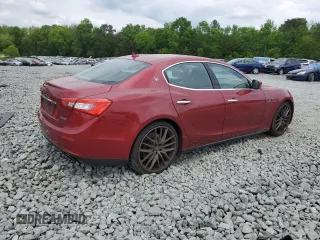 2014 Maserati Ghibli S Q4 with VIN ZAM57RTA7E1128937, listed as a Copart auction lot 54492205 with 79,897 mi miles and Salvage title. Bid and sale history available at DreamBid. Image 3.