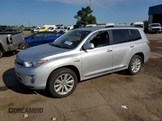 2012 Toyota Highlander Hybrid Limited with VIN JTEDC3EH1C2007813, listed as a Copart auction lot 69659804 with 89,635 mi miles and Clean Title. Bid and sale history available at carsss.com. Image 1.