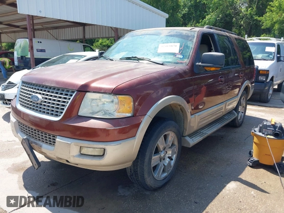 2006 Ford Expedition Eddie Bauer z VIN 1FMPU17526LA77577, wystawiony jako IAAI lot #42415870 z przebiegiem Nie podano mil oraz . Historia ofert i sprzedaży dostępna na DreamBid. Obrazek 2.