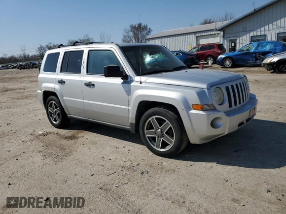 2009 Jeep Patriot Sport with VIN 1J8FT28B59D126503, listed as a Copart auction lot 48994695 with 167,804 mi miles and Salvage Title. Bid and sale history available at DreamBid. Image 4.