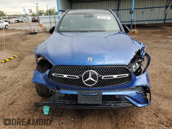 2023 Mercedes-Benz GLC 300 z VIN W1NKM4HB9PU033424, wystawiony jako Copart lot #58261345 z przebiegiem 6 704 mil mil oraz Szkoda całkowita • Salvage title. Historia ofert i sprzedaży dostępna na DreamBid. Obrazek 5.