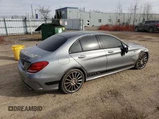 2015 Mercedes-Benz C-Class C 400 with VIN 55SWF6GB5FU053451, listed as a Copart auction lot 49640605 with 157,297 mi miles and Clean Title. Bid and sale history available at carsss.com. Image 3.