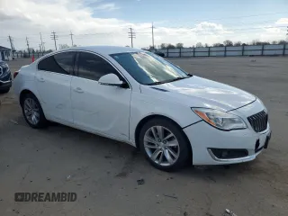 2015 Buick Regal Premium I with VIN 2G4GN5EXXF9247099, listed as a Copart auction lot 51073925 with 154,154 mi miles and Salvage Title. Bid and sale history available at carsss.com. Image 4.