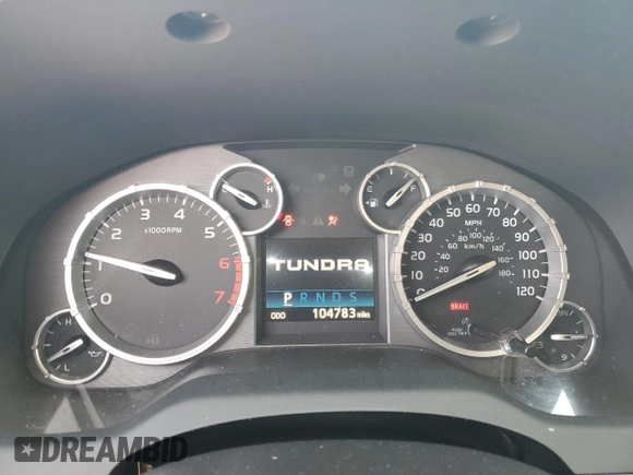 2014 Toyota Tundra SR5 with VIN 5TFEM5F17EX076045, listed as a Copart auction lot 53031285 with 104,783 mi miles and Salvage title. Bid and sale history available at DreamBid. Image 9.