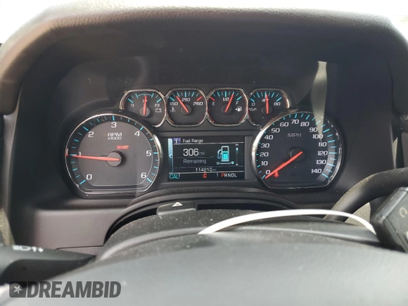 2020 Chevrolet Tahoe LT with VIN 1GNSKBKC7LR162186, listed as a Copart auction lot 56729325 with 114,210 mi miles and Salvage title. Bid and sale history available at DreamBid. Image 9.