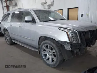 2016 Cadillac Escalade ESV Premium Collection z VIN 1GYS4JKJ9GR365012, wystawiony jako IAAI lot #41962570 z przebiegiem 97 138 mil mil oraz . Historia ofert i sprzedaży dostępna na DreamBid. Obrazek 1.