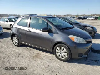 2013 Toyota Yaris L with VIN JTDJTUD37DD559468, listed as a Copart auction lot 48627254 with 141,672 mi miles and Salvage Title. Bid and sale history available at carsss.com. Image 4.