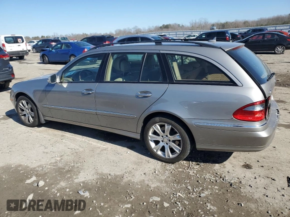 2009 Mercedes-Benz E 350 with VIN WDBUH87X09B444541, listed as a Copart auction lot 46111415 with 141,471 mi miles and Salvage Title. Bid and sale history available at DreamBid. Image 2.