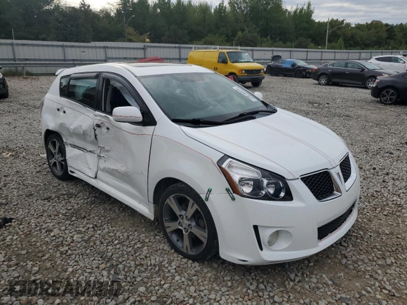 2010 Pontiac Vibe GT with VIN 5Y2SR6E08AZ408723, listed as a Copart auction lot 72816524 with 196,012 mi miles and Salvage Title. Bid and sale history available at carsss.com. Image 4.