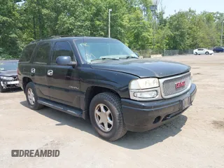 2002 GMC Yukon Denali z VIN 1GKEK63U82J189550, wystawiony jako IAAI lot #42416885 z przebiegiem 209 115 mil mil oraz . Historia ofert i sprzedaży dostępna na DreamBid. Obrazek 1.
