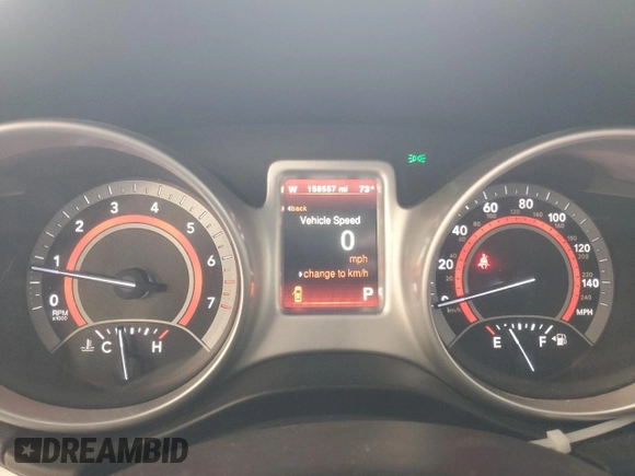 2017 Dodge Journey GT with VIN 3C4PDDFG1HT553527, listed as a Copart auction lot 69493374 with 158,557 mi miles and Clean title. Bid and sale history available at DreamBid. Image 9.