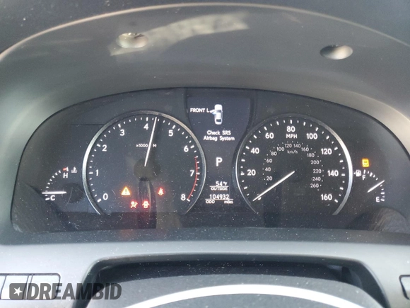 2014 Lexus LS 460 L z VIN JTHGL5EF2E5052609, wystawiony jako Copart lot #76527424 z przebiegiem 104 932 mil mil oraz Szkoda całkowita • Salvage title. Historia ofert i sprzedaży dostępna na DreamBid. Obrazek 9.
