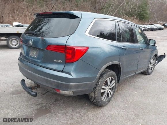 2016 Honda Pilot EX-L with VIN 5FNYF6H58GB042481, listed as a IAAI auction lot 41162520 with 104,082 mi miles. Bid and sale history available at carsss.com. Image 4.